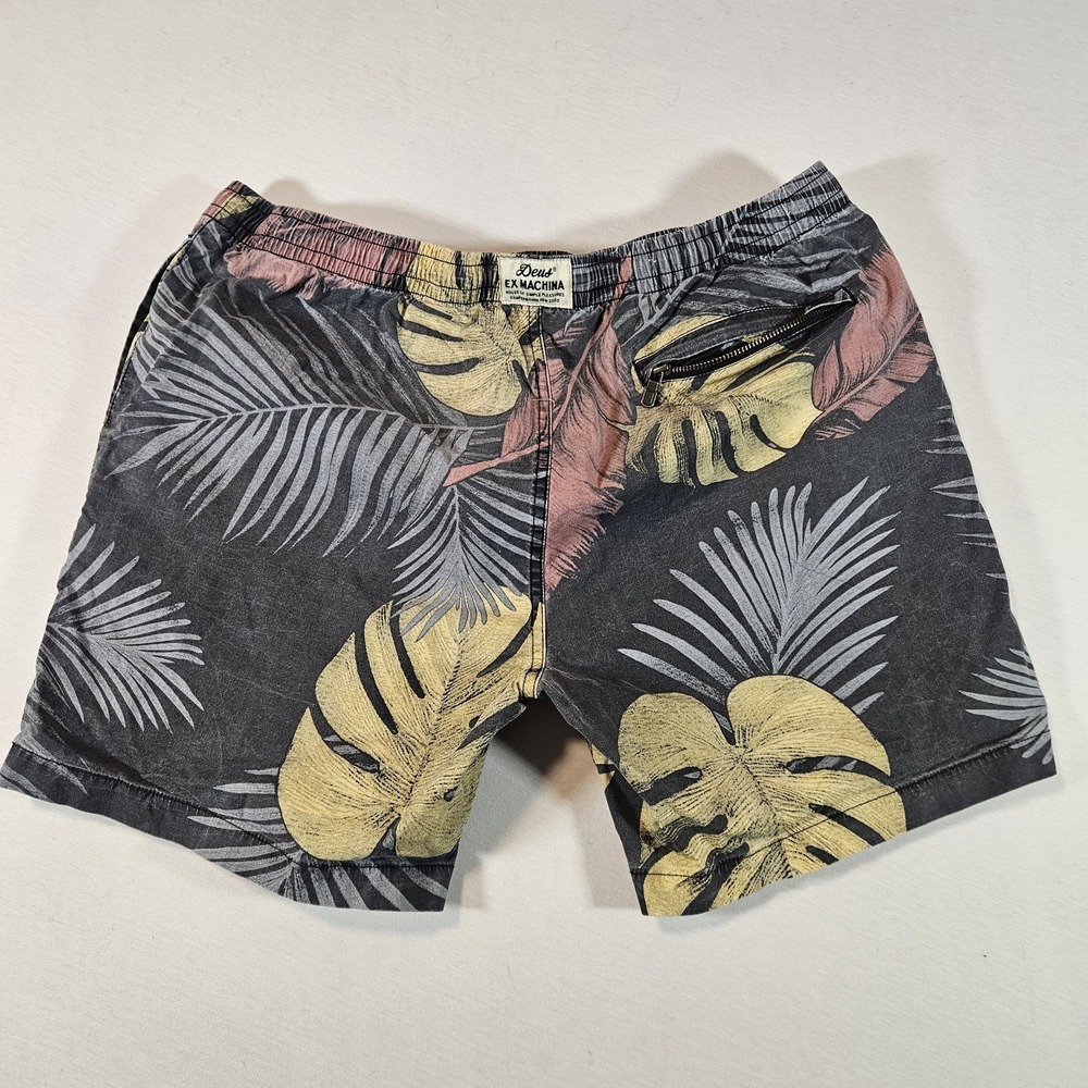Deus Ex Machina Boardshorts Men's XL Noosa 16" Yardage Print Zip‎ Pocket - Picture 3 of 7